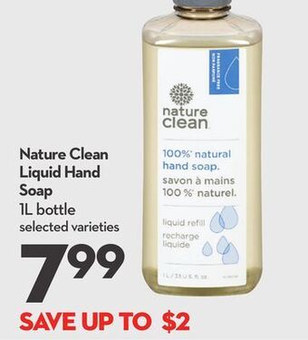 Longo's Nature clean liquid hand soap offer