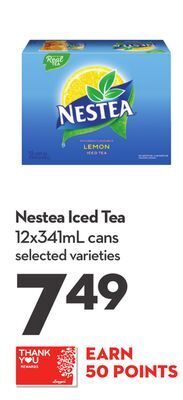 Longo's Nestea iced tea offer