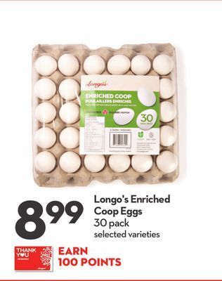 Longo's Longo's enriched coop eggs offer
