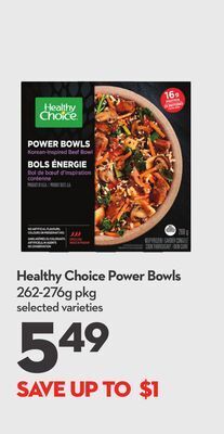 Longo's Healthy choice power bowls offer