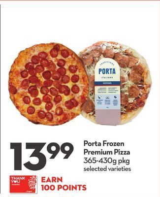 Longo's Porta frozen premium pizza offer