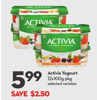 Longo's Activia yogourt offer