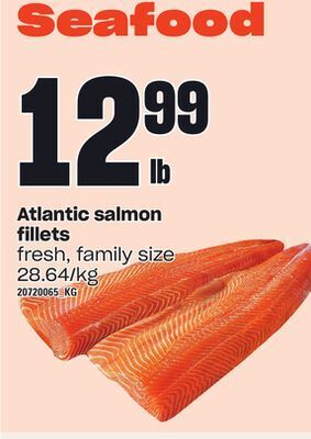 Independent Grocer Atlantic salmon fillets offer
