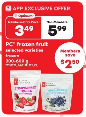 Independent Grocer Pc frozen, 300-600 g offer