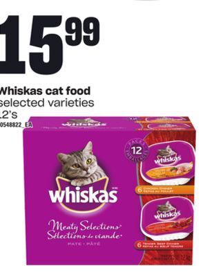 Independent Grocer Whiskas cat food, 12's offer