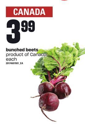 Independent Grocer Bunched beets offer