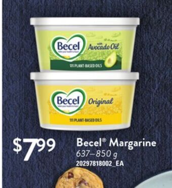 Independent Grocer Becel margarine, 637—850 g offer