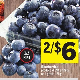 Foodland Blueberries product of usa or no 1 170 offer