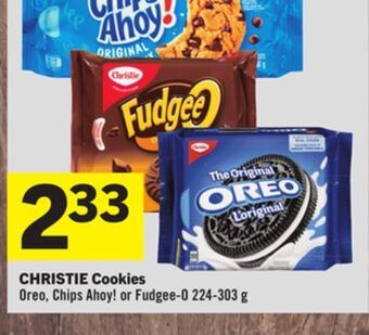 Foodland Christie cookies oreo, chips ahoy! or fudgee - o 224-303 g offer