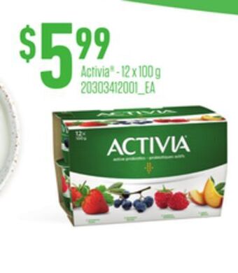 Independent Grocer Activia , 12 x 100 g offer