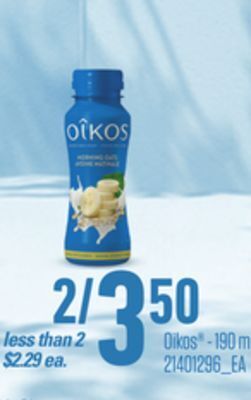 Independent Grocer Oikos , 190 ml offer