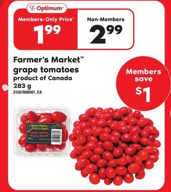 Independent Grocer Farmer's market grape tomatoes, 283 g offer