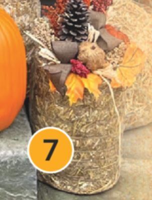 Fortinos Decorated round bale offer