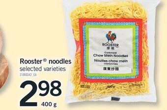Fortinos Rooster noodles, 400 g offer