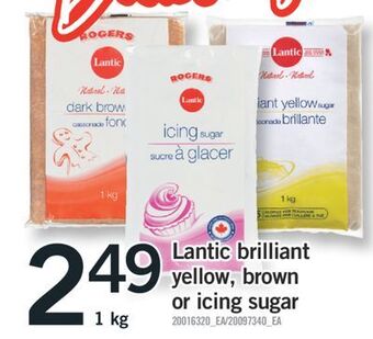Fortinos Lantic brilliant yellow, brown or icing sugar offer
