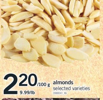 Fortinos Almonds offer