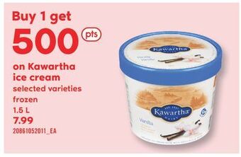 Fortinos Kawartha ice cream, 1.5 l offer