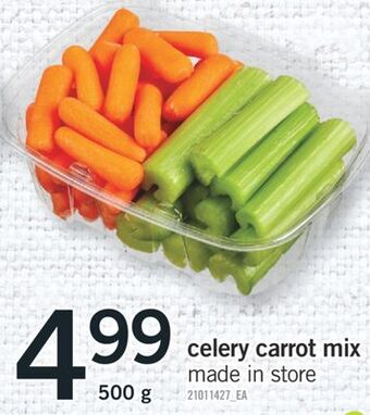 Fortinos Celery carrot mix, 500 g offer