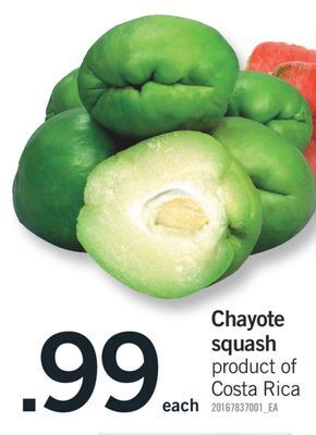 Fortinos Chayote squash offer