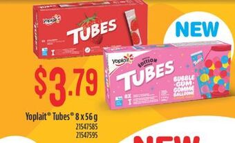 Fortinos Yoplait tubes x 56 g offer