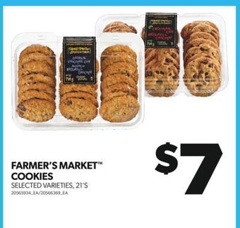 Real Canadian Superstore Farmer's market cookies, 21's offer
