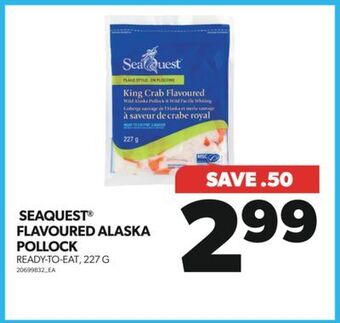 Real Canadian Superstore Seaquest flavoured alaska pollock, 227 g offer