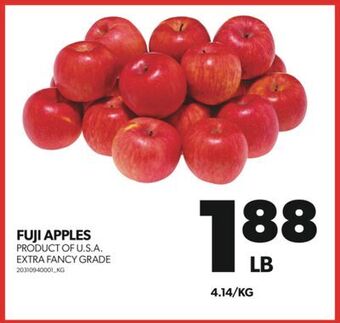 Real Canadian Superstore Fuji apples offer