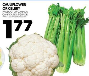 Real Canadian Superstore Cauliflower or celery offer