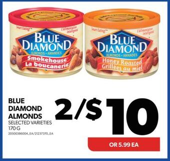 Real Canadian Superstore Blue diamond almonds, 170 g offer