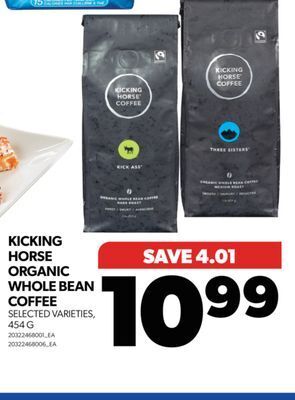 Real Canadian Superstore Kicking horse organic whole bean coffee, 454 g offer