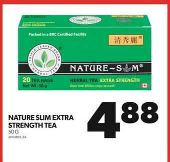 Real Canadian Superstore Nature slim extra strength tea, 50 g offer