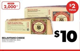 Real Canadian Superstore Bellavitano cheese, 150 g offer