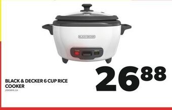 Real Canadian Superstore Black & decker 6 cup rice cooker offer