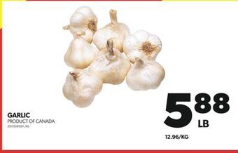 Real Canadian Superstore Garlic offer