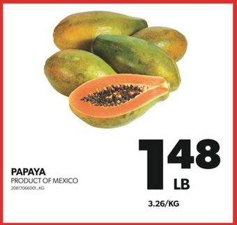 Real Canadian Superstore Papaya offer