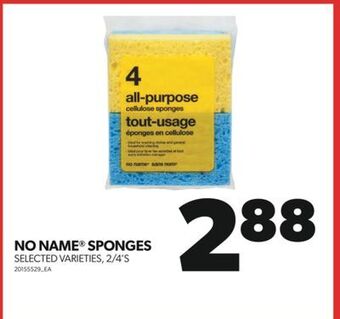 Real Canadian Superstore No name sponges, 2/4's offer