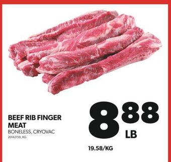 Real Canadian Superstore Beef rib finger meat offer