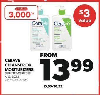 Real Canadian Superstore Cerave cleanser or moisturizers offer
