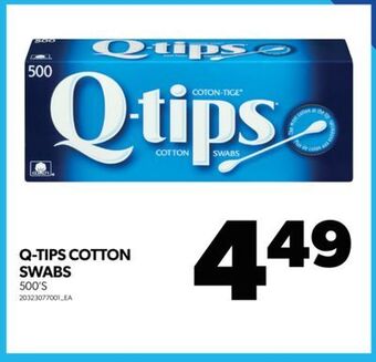 Real Canadian Superstore Q-tips cotton swabs, 500's offer
