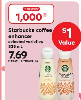 Loblaws Starbucks coffee enhancer, 828 ml offer