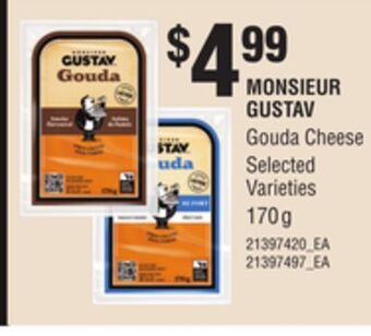 Loblaws Monsieur gustav gouda cheese, 170 g offer