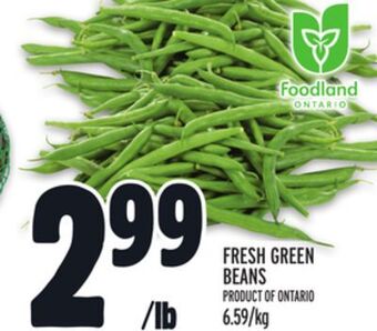 Metro Fresh green beans offer