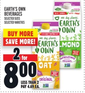 Metro Earth's own beverages offer
