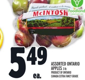 Metro Assorted ontario apples offer