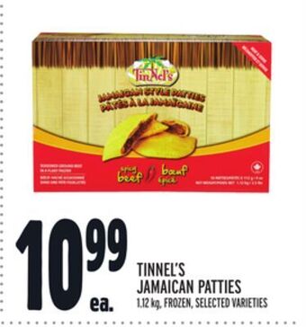 Metro Tinnel's jamaican patties offer