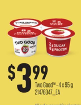 Loblaws Two good , 4 x 95 g offer