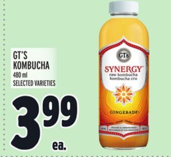 Metro Gt's kombucha offer