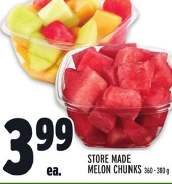 Metro Store made melon chunks offer