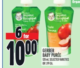 Metro Gerber baby purée offer