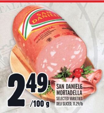 Metro San daniele mortadella offer